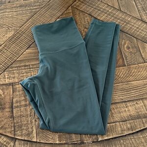 Old Navy Dark Green Extra High-Waisted PowerSoft Leggings
